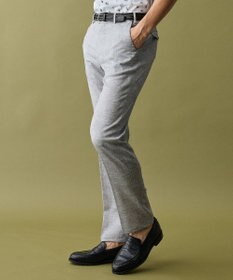 JOSEPH ABBOUD 【ウエストも伸びる!/清涼/軽量/ストレッチ】クールピケストレッチ パンツ