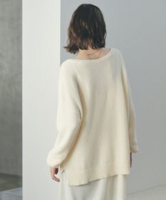 YECCA VECCA 2wayヘンリーネックルーズニット