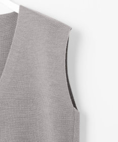 自由区 S 【セットアップ対応・洗える】ウールミラノニット ベスト