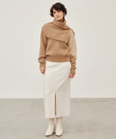 BEIGE， 【Precious 2月号掲載】LAC / 2WAYストレッチIラインスカート