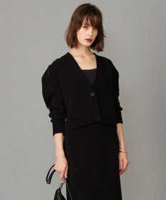 ICB L 【WEB限定カラーあり・洗える】 ジオメトリックパターン カーディガン