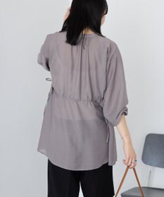 AMERICAN HOLIC シアーウエストドロストロングシャツ