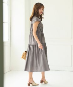 Feroux 【洗える】ドロストデザイン ワンピース