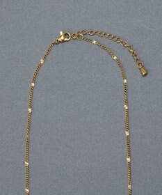 Phoebe 〈金属アレルギー対応〉ポイントチェーンステーションネックレス/ゴールド