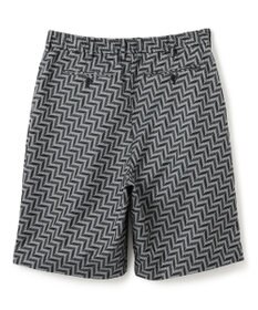 JOSEPH HOMME 【HIGH GRADE LINE】カスリシェブロンジャガード　ドロスト付ワイドショートパンツ / WAVE 2TUCK SHORTS