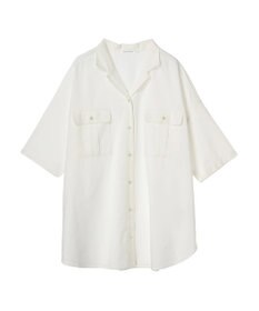 AMERICAN HOLIC 接触冷感＋ＵＶカットＷポケットＢＩＧシャツチュニック