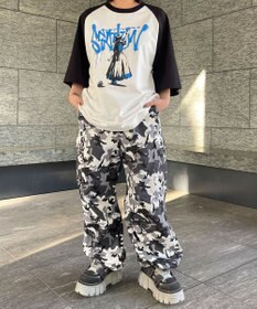 WEGO 【ユニセックス着用ITEM/SMLサイズ展開】ワイドカーゴパンツ