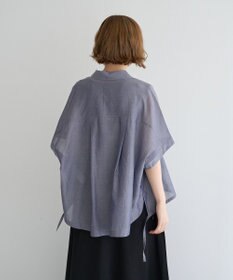 YECCA VECCA サイドスリットドロストシャツ