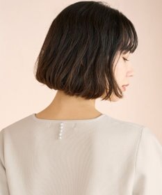 UNFILO BEAUTY FORM KNIT ペプラムセットアップ