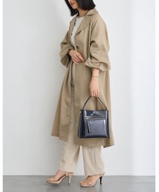 MioFIRANO スクエアエナメルハンドバッグ 2WAY　FIRANO フィラノ