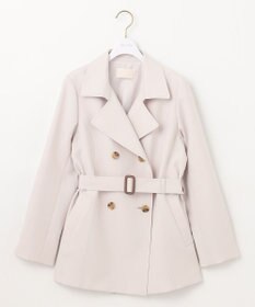 ANY SIS 【洗える】ベーシックハーフ トレンチコート