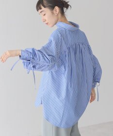 AMERICAN HOLIC イージーケアバックギャザーリボンシャツ