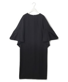 ICB L 【UVケア・接触冷感・速乾・防シワ・洗える】FluidBackSatinドルマンスリーブワンピース