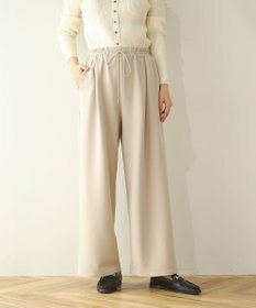 Green Parks 楽ちんリップルワイドパンツ