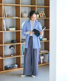 #Newans 【洗濯機可/しわになりにくい】ベリーワイドパンツ