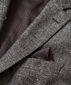 JOSEPH ABBOUD 【キングサイズ・ストレッチ】フランネルジャージ ジャケット