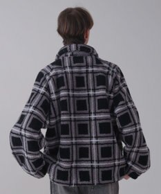 WEGO 【ユニセックス着用ITEM】ボアチェックブルゾン