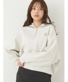 earth music&ecology ハーフＺＩＰ裏起毛プルオーバー