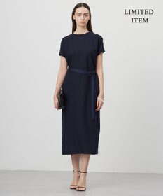 ICB L 【WEB限定・接触冷感・UVケア・速乾・防シワ・洗える】 FluidBackSatin  ワンピース