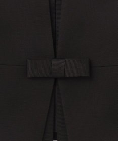 自由区 FORMAL 【前開きワンピース】ドビーボーダーリボン ジャケット+ワンピース