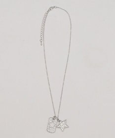 WEGO Lラインストーンダイカットネックレス