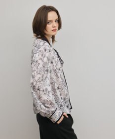 GRACE CONTINENTAL フルーツフラワープリントトップ