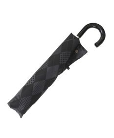 槇田商店 monotone アーガイル ブラック 折りたたみ傘