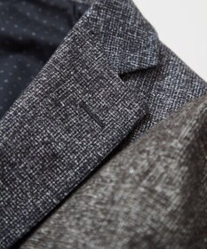 JOSEPH ABBOUD 【キングサイズ・ストレッチ】フランネルジャージ ジャケット