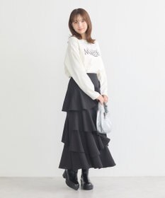 earth music&ecology ランダムティアードスカート