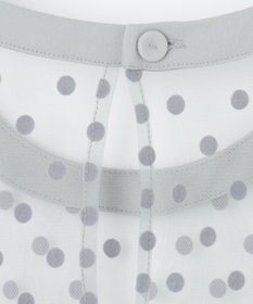 GRACE CONTINENTAL ドットチュールサロペット