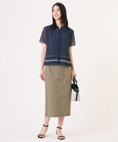 J.PRESS LADIES S パネルプリント スキッパー カットソー
