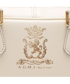 A.D.M.J. 【牛革】クラシックアニルブリロ/ボストン25cm(ショルダーストラップ付)