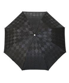 槇田商店 monotone アーガイル ブラック 折りたたみ傘