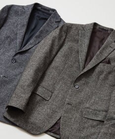 JOSEPH ABBOUD 【キングサイズ・ストレッチ】フランネルジャージ ジャケット