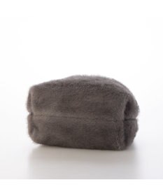 UNBILLION カシュカシュ cachecache / ミンク風エコファー2wayボックストート