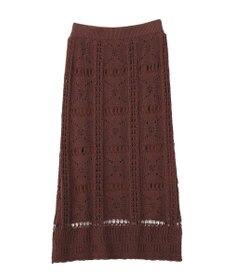 Green Parks クロシェニットスカート