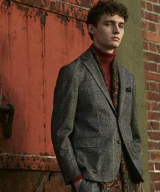 JOSEPH ABBOUD 【キングサイズ・ストレッチ】フランネルジャージ ジャケット