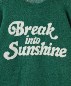 WEGO ロゴジャガードフラッフィーニット