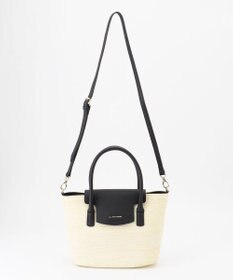 LA BAGAGERIE フラップ2WAYかごトートバッグ