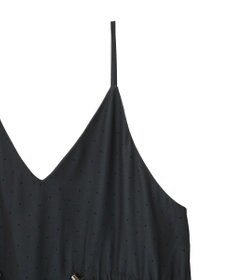 AMERICAN HOLIC サイドシャーリングVネックドットキャミワンピース