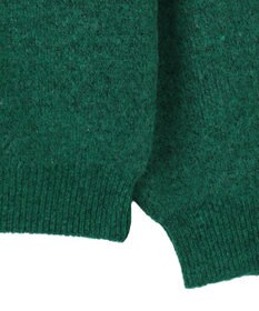 WEGO ロゴジャガードフラッフィーニット