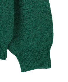 WEGO ロゴジャガードフラッフィーニット