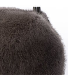 UNBILLION カシュカシュ cachecache / ミンク風エコファー2wayボックストート