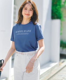 23区 LE SOLEIL SE LEVE ロゴ Tシャツ ブルー系