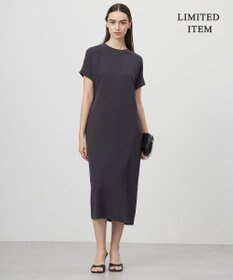 ICB L 【WEB限定・接触冷感・UVケア・速乾・防シワ・洗える】 FluidBackSatin  ワンピース