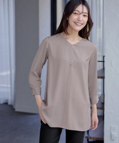 Tiaclasse 【洗える】ラウンドスリットチュニック