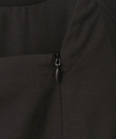 自由区 FORMAL 【前開きワンピース】ドビーボーダーリボン ジャケット+ワンピース