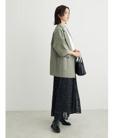 Green Parks シフォンＪＱアソートプリーツスカート