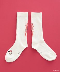 earth music&ecology 【予約】Disney/アソート刺繍入り靴下