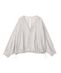 Green Parks シアーＺＩＰＶネックブルゾン